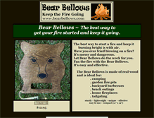 Tablet Screenshot of bearbellows.iseeamoose.com